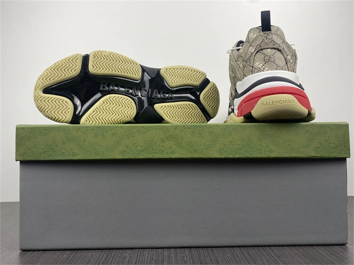 Chic Gocci x BLCG The Hacker Project Triple S Beige 677192 ULZ10 38