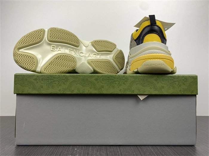 Popular Gocci x BLCG The Hacker Project Triple S Beige Green Yellow 681067 UMO20 4435