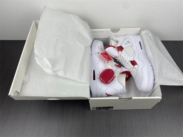 Elegant Jordan 4 Retro Metallic Red CT8527- 3958