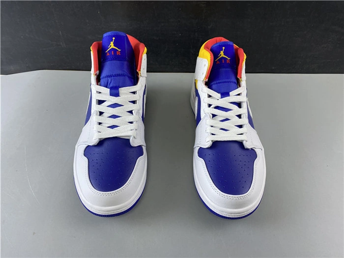 Durable Jordan1 Mid Royal Blue Laser Orange 554724- 3774