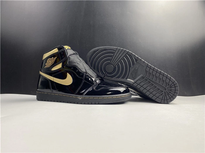 Jordan1 Retro Black Metallic Gold 555088- DailyWear 3771