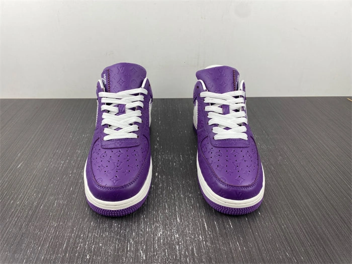 FastDry Luis Vitton Nike Air Force 1 Low By Purple White 5136