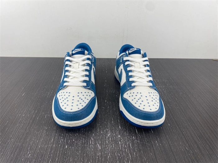 Stretchable Nike Dunk Low Industrial Blue Sashiko DV0834 4647