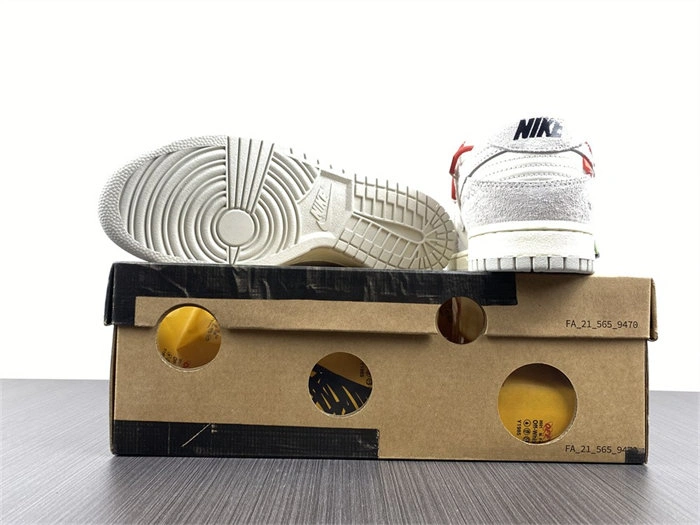 Stretchable Nike Dunk Low Off-White Lot 33 DJ0950- 5049