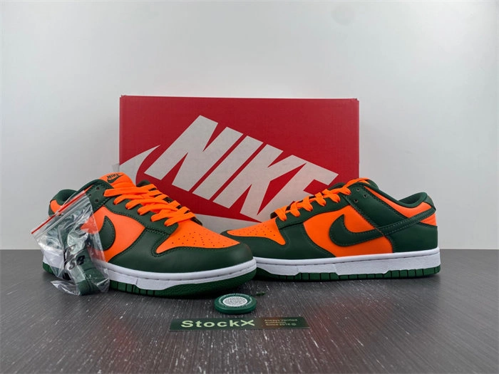 Nike Dunk Low Retro Miami Hurricanes DD1391- Practical 4673