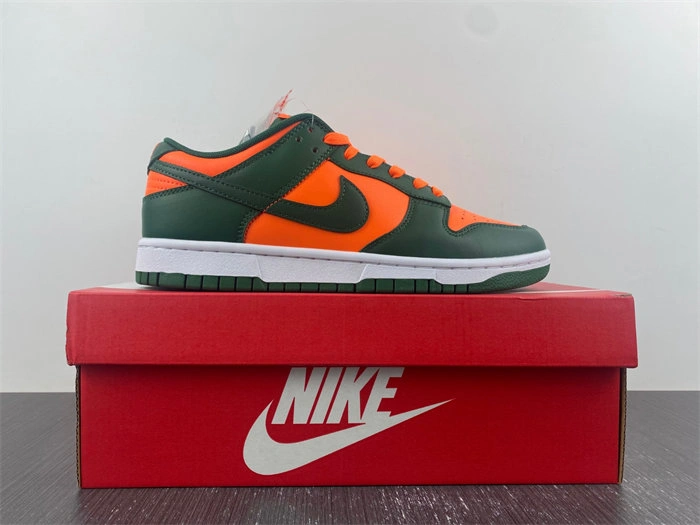 Nike Dunk Low Retro Miami Hurricanes DD1391- Practical 4673